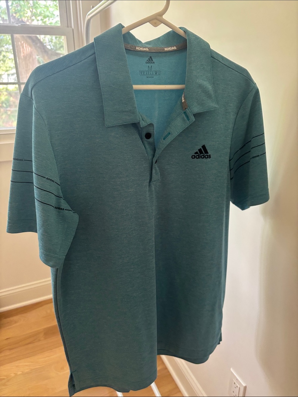 adidas Men’s Teal Performance Polo